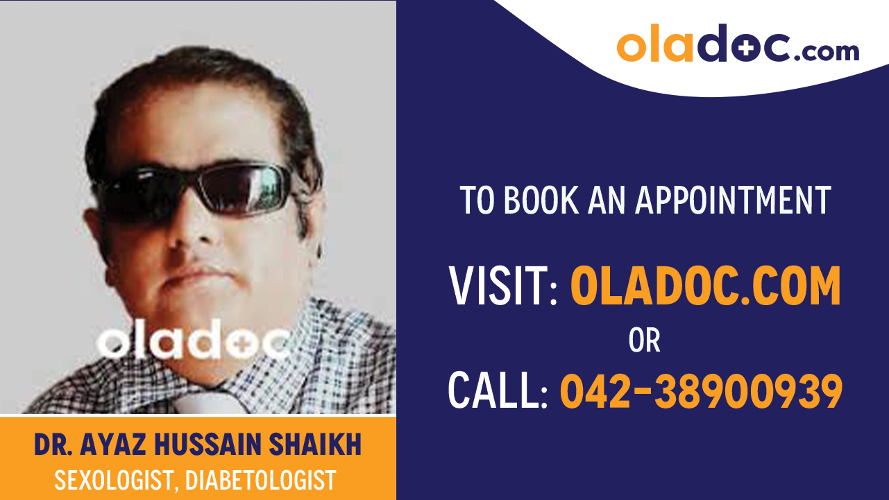 Book appointment with Dr. Ayaz Hussain Shaikh-best Sexologist Karachi