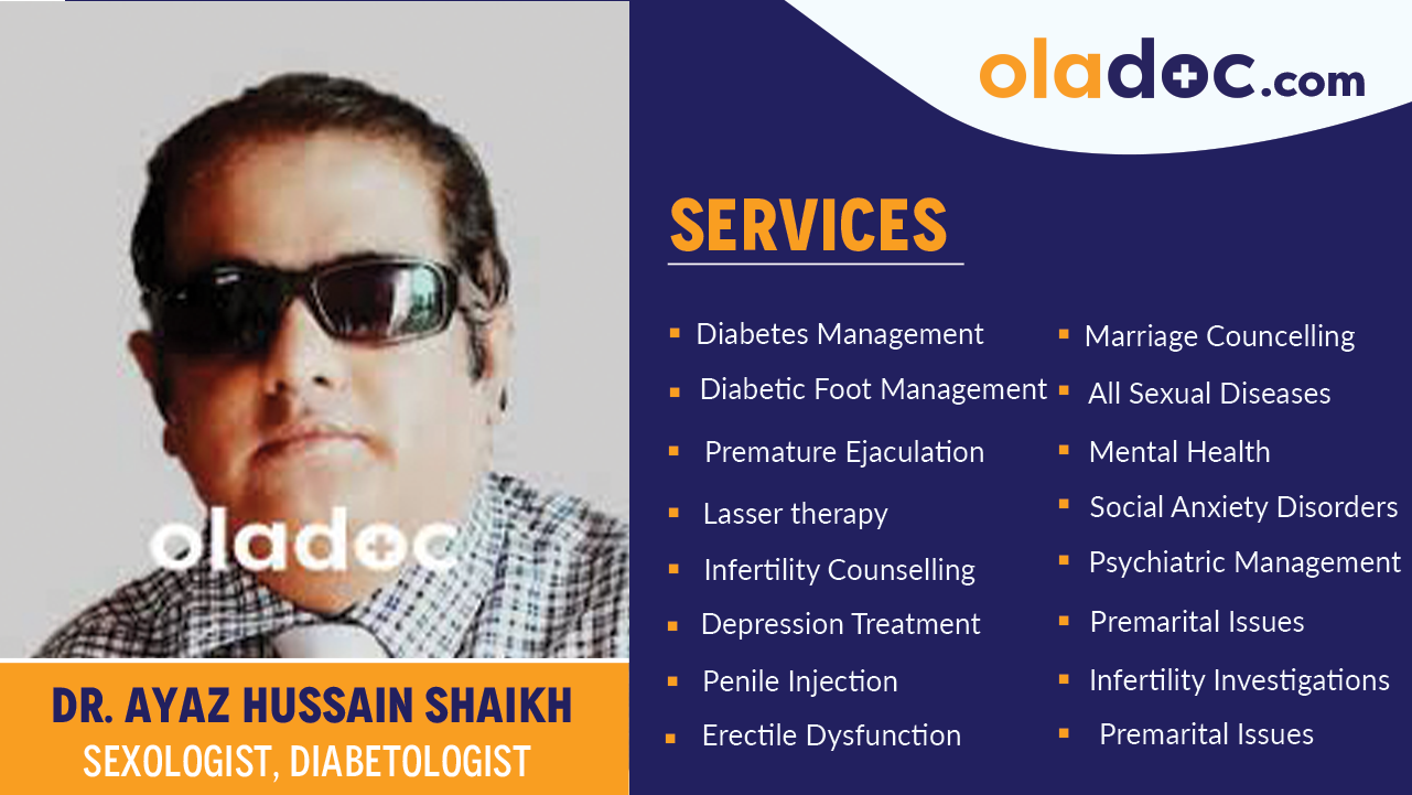 Services provided by Dr. Ayaz Hussain Shaikh