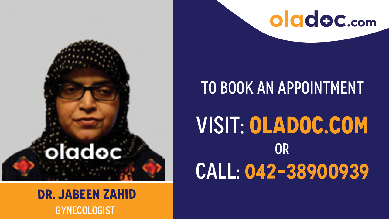 Book appointment with Dr. Jabeen Zahid-best  Gynecologist Karachi