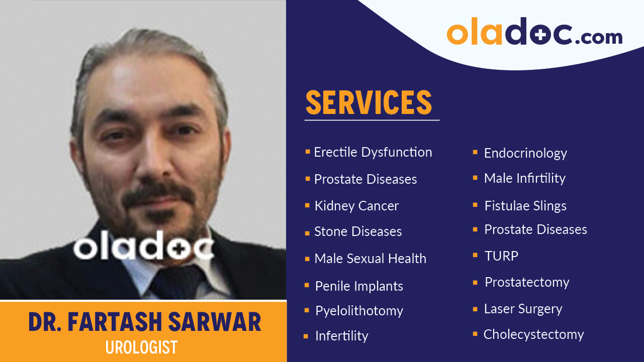 Services provided by Dr. Fartash Sarwar