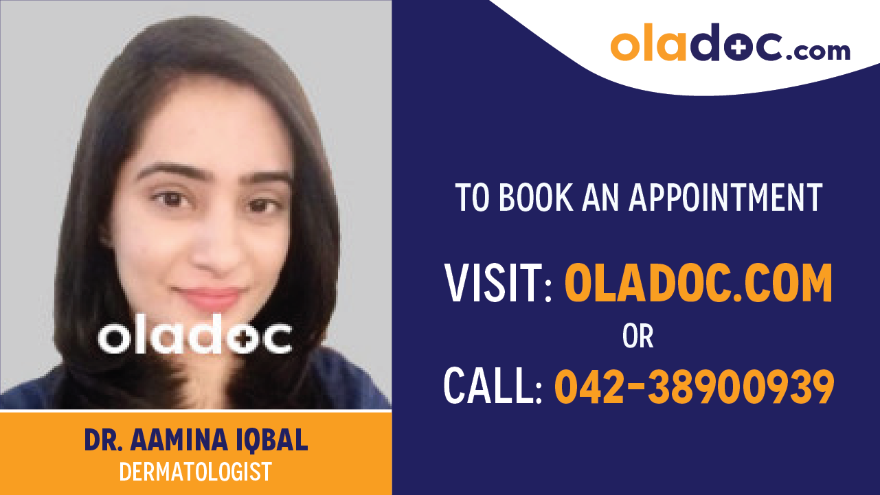 Book appointment with Dr.Aamina Iqbal-best Dermatologist in Multan