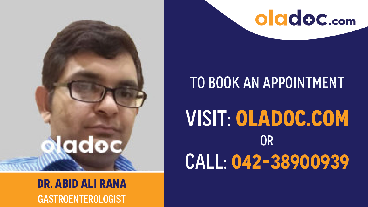 Book appointment with Dr.Abid Ali Rana-best Gastroenterologist in Multan