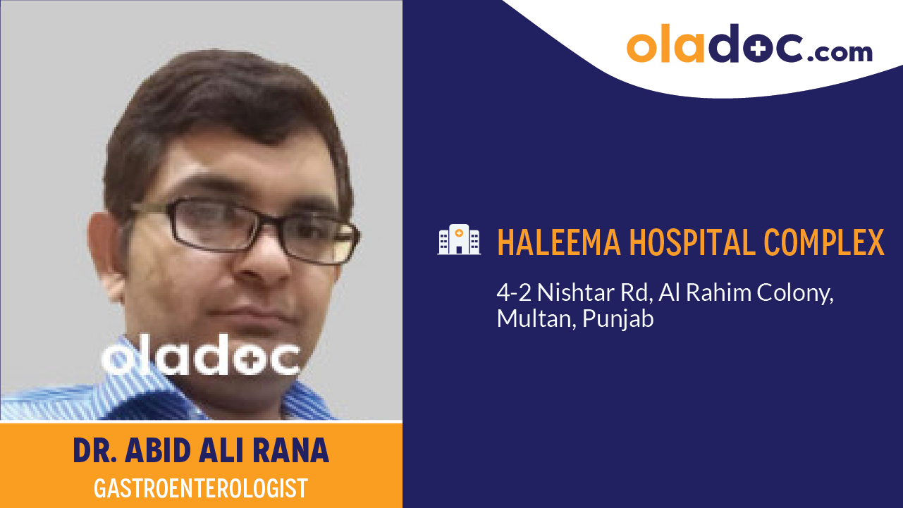 Practice locations of Dr.Abid Ali Rana