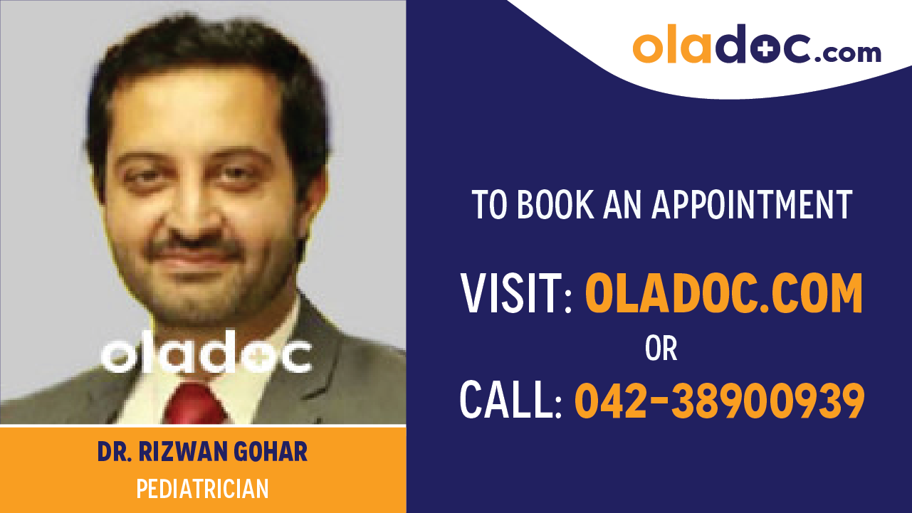 Book appointment with Dr.Rizwan Gohar-best Pediatrician in Lahore