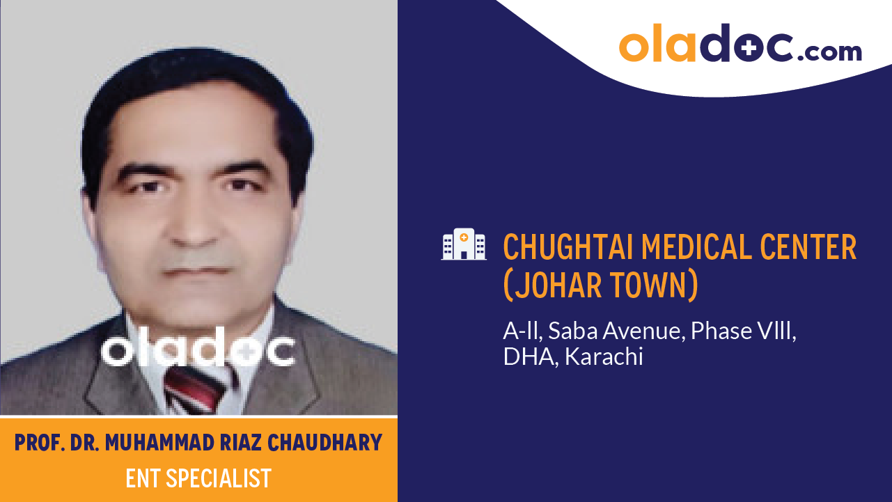 Prof. Dr. Muhammad Riaz Chaudhary - ENT Specialist at Horizon Hospital ...