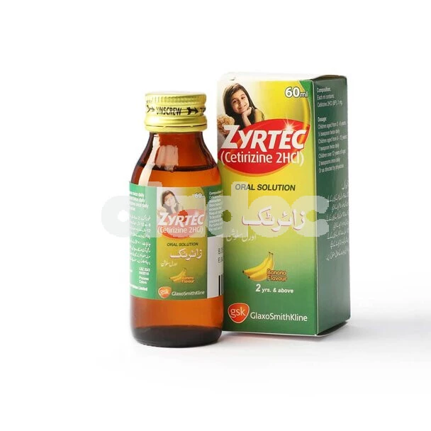 Zyrtec Syrup Uses, Side Effects, Price in Pakistan