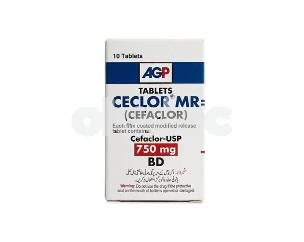 Ceclor Mr Bd Tablet 375mg