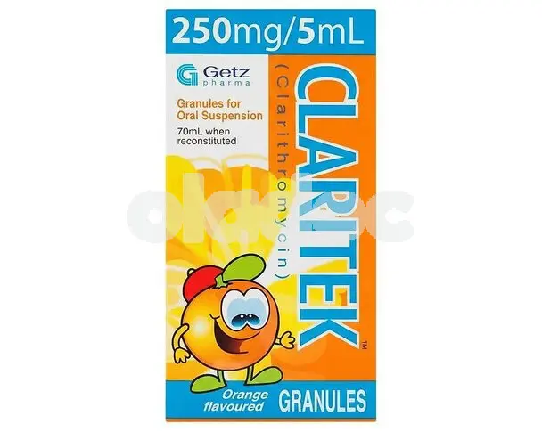 Claritek suspension 250 mg / 5 ml