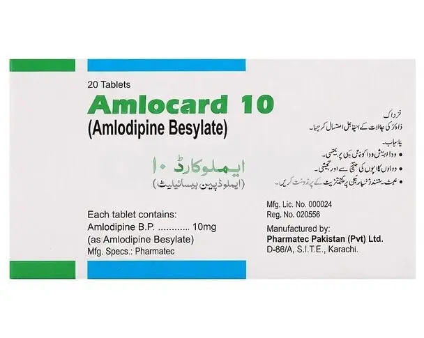 Amlocard 10 Tablet 10mg