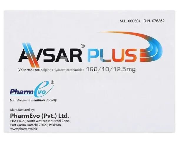 Avsar Plus Tablet 160mg/10mg/25mg