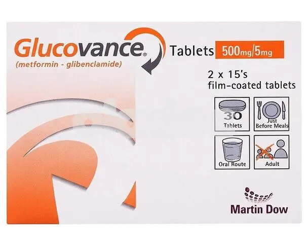 Glucovance Tablet 5mg / 500mg