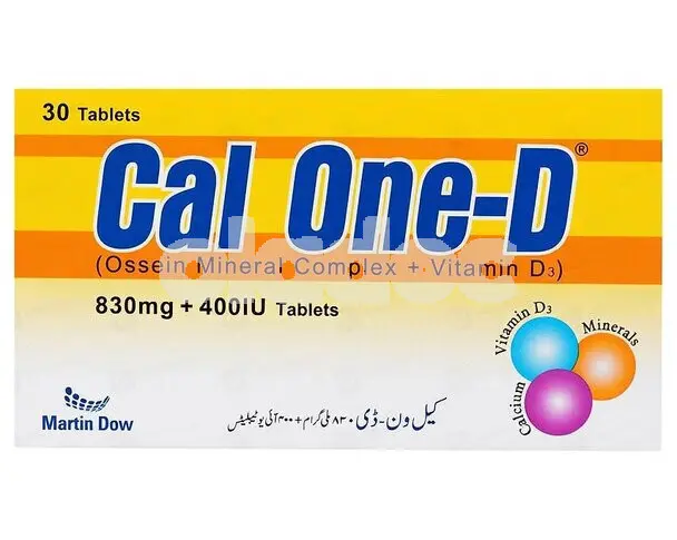 Cal One-D Tablet 830mg / 400IU