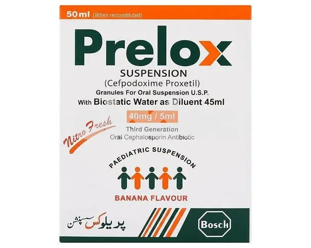 Prelox suspension 40mg / 5ml