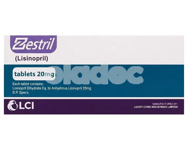 Zestril Tablet 20mg