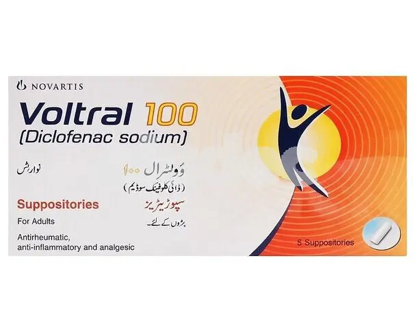 Voltral Suppositories 100mg