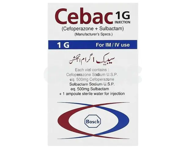 Cebac Injection IV / IM 500mg / 500mg