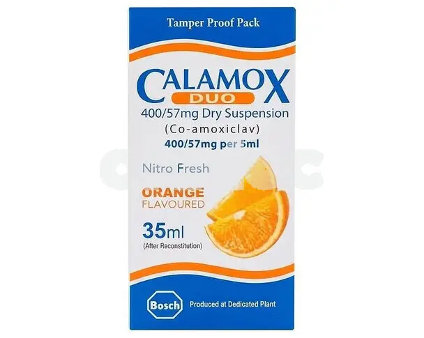 Calamox Duo Suspension 457mg
