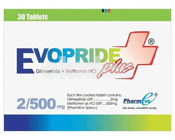 Evopride Plus Tablet 2mg / 500mg