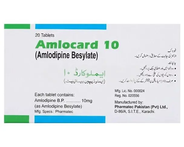 Amlocard 10 Tablet 10mg