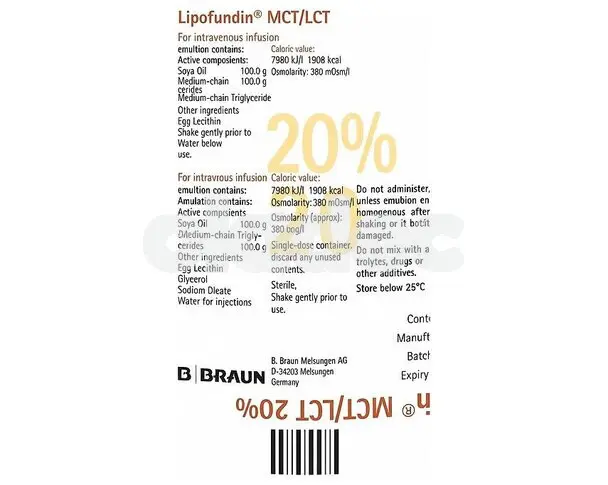 Lipofundin IV Infusion 20%