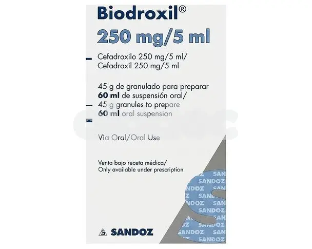 Biodroxil Suspension 250mg / 5ml