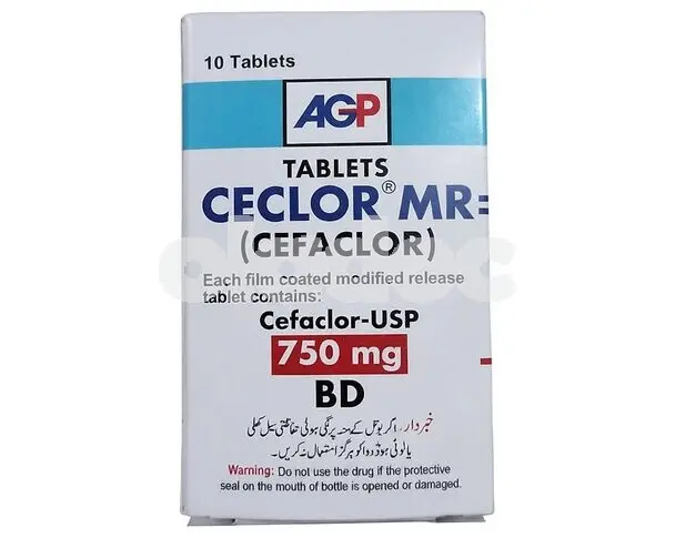 Ceclor MR Tablet 750 mg