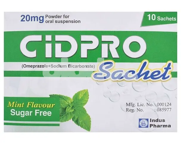 Cidpro sachet 20 mg / 1680 mg