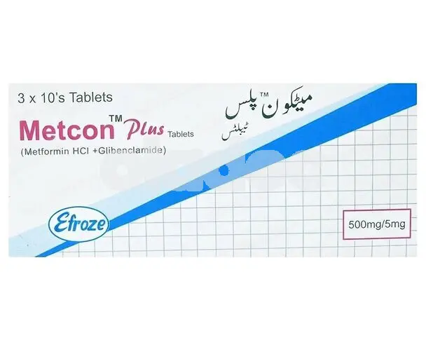Metcon Plus Tablet 5mg/500mg