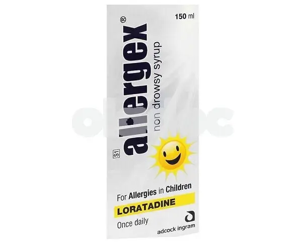 Allergex syrup 2mg / 5ml