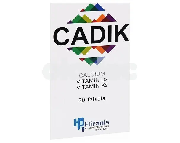 Cadik 800 IU tablet 600 mg / 800 IU / 90 mcg