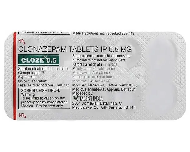 Cloze tablet 500mg
