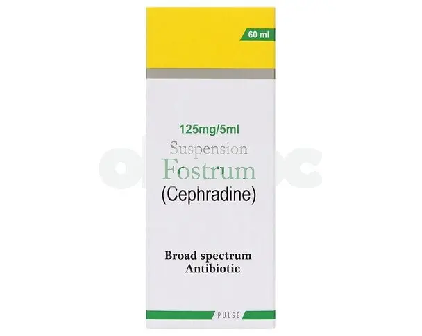 Fostrum suspension 125mg / 5ml