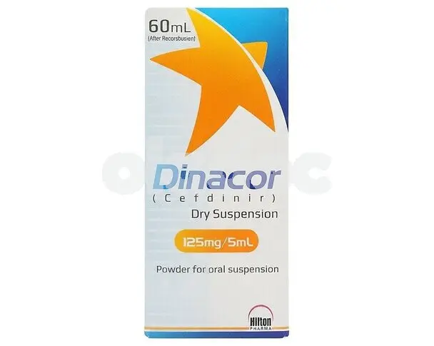 Dinacor suspension 125mg / 5ml