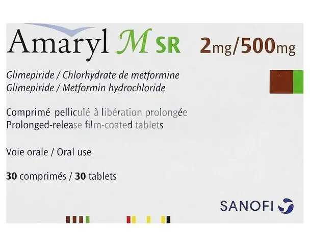 Amaryl-M SR tablet 2mg / 500mg
