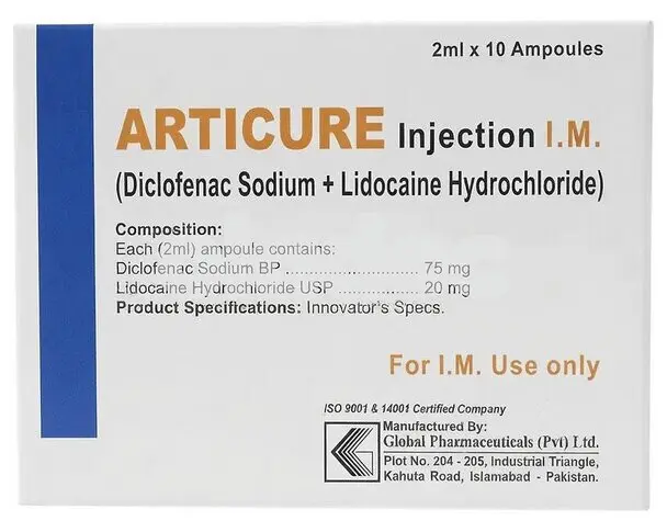 Articure injection 75mg / 2ml / 20mg / 2ml