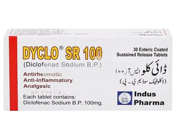 Dyclo SR tablet 100mg