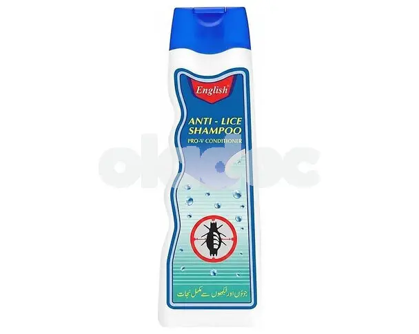 English Anti Lice Shampoo family bottle