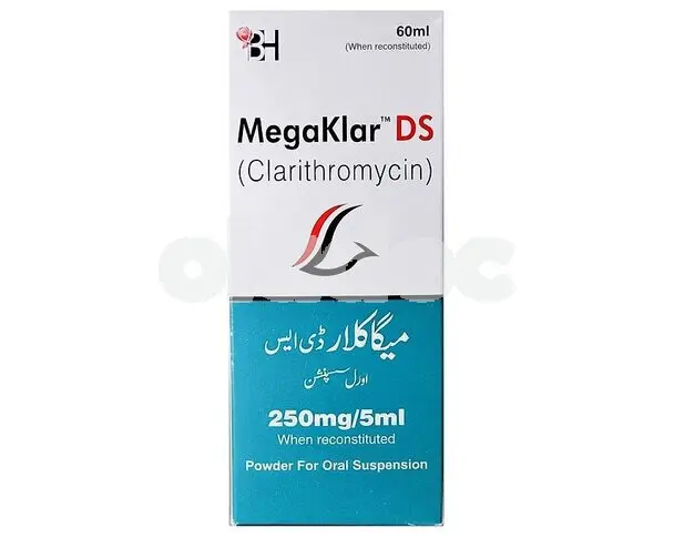 Megaklar DS Suspension 250mg/5ml