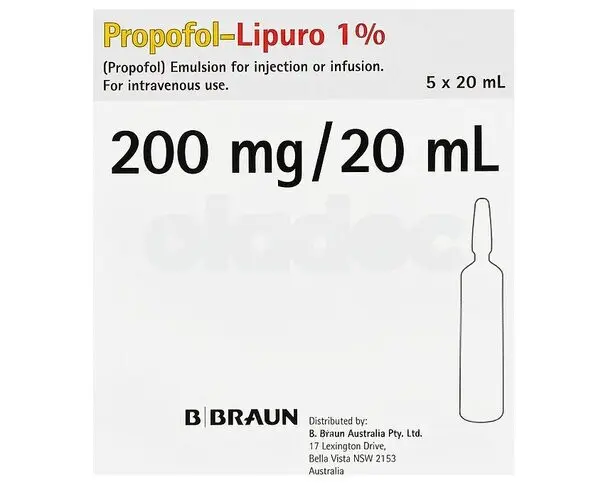 Propofol Lipuro 1% 20ml