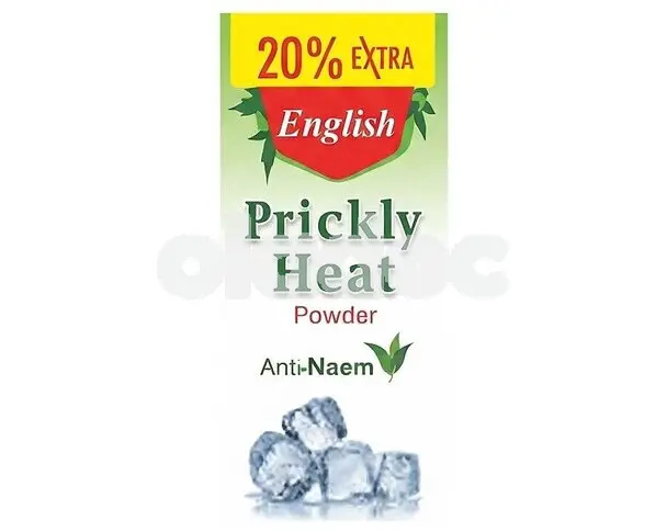 English Prickly Heat Powder Active Neem