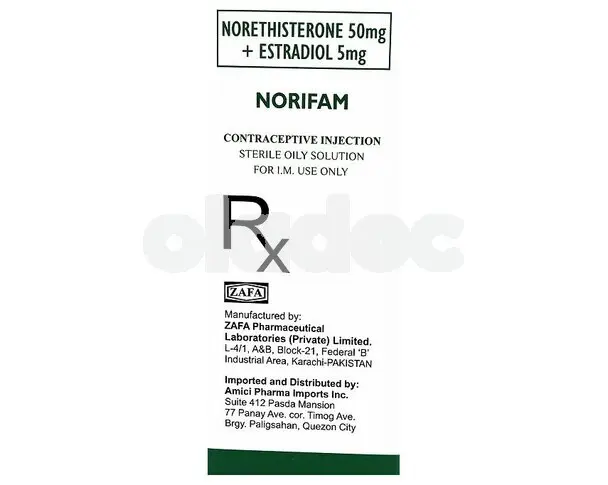 Norifam Injection 50mg/5mg