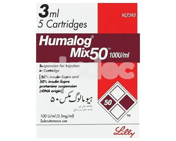 Humalog Mix25 Cartridge 100IU/ml 3ml