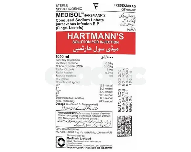 Medisol Ringer Lactate Solution 1000ml