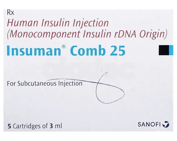 Insuman Comb 25 100IU Injection
