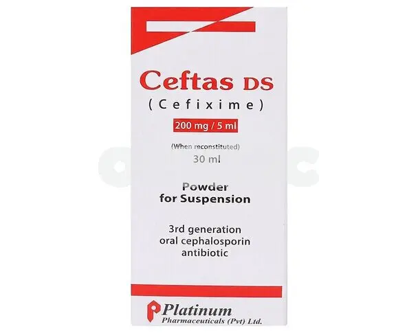 Ceftas DS 200mg/5ml Suspension