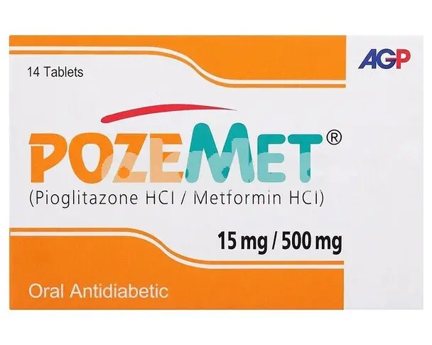 Poze Met Tablet 15mg/500mg