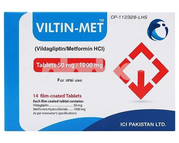 Viltin-Met Tablet 50mg/1000mg