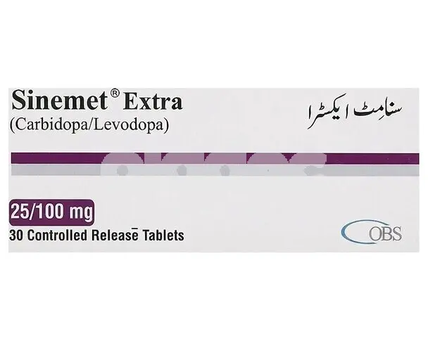 Sinemet Extra Tablet 100mg / 25mg