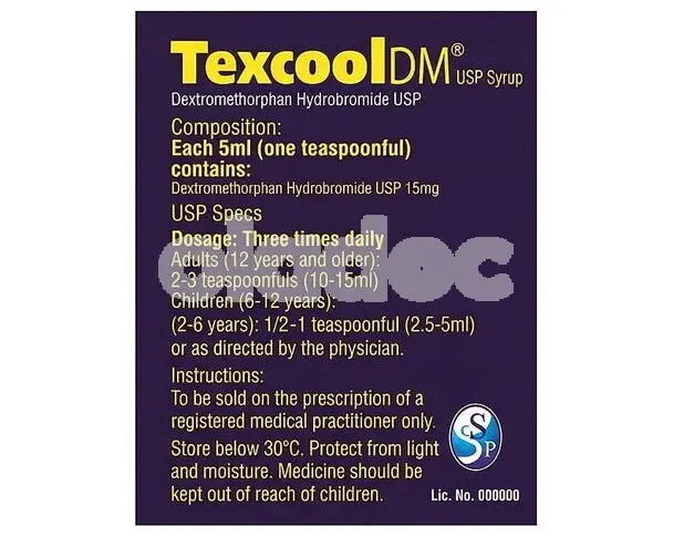 Texcol Bronco Syrup 125 mg
