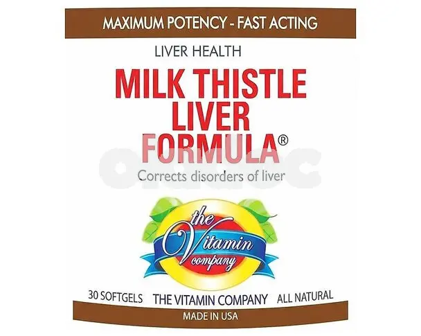 Milk Thistle Liver Formula Softgel Capsule